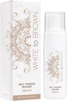 White to Brown Self Tanning Mousse Medium 150ml
