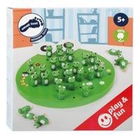 Small Foot houten spel solitaire kikker