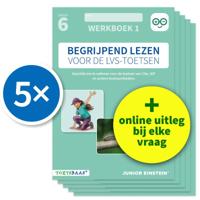 Begrijpend lezen voor de LVS-toetsen - Groep 6 - Werkboek 1 + Online video-uitleg (set van 5) (Paper