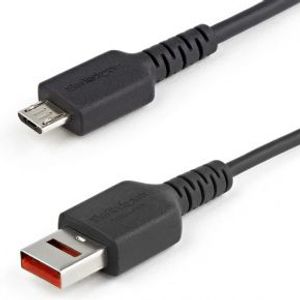 StarTech.com USBSCHAU1M USB-kabel 1 m USB 2.0 USB A Micro-USB B Zwart