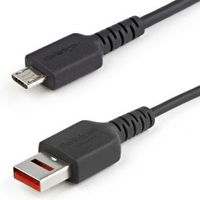 StarTech.com USBSCHAU1M USB-kabel 1 m USB 2.0 USB A Micro-USB B Zwart