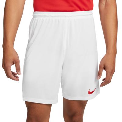 Nike Dri-FIT Park III Voetbalbroekje Wit Rood