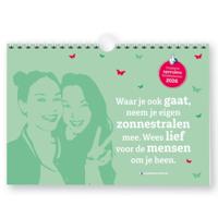 Familieplanner positieve spreuken 2026 (Kalender)