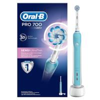 Oral B PRO 700 Sensi Clean Tandenborstel Blauw