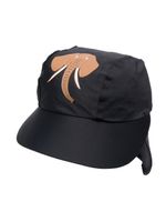 Mini Rodini casquette à imprimé éléphant - Noir