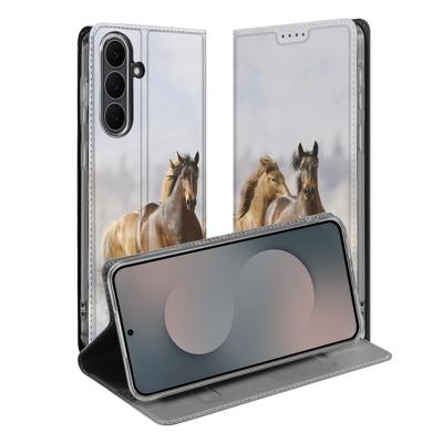 Telefoonhoesje met pashouder Samsung Galaxy S25 FE Paard