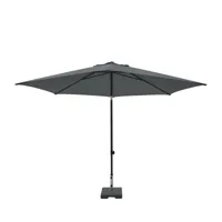 Madison Parasol Mykanos Push-up Ø2,5m - Grijs*