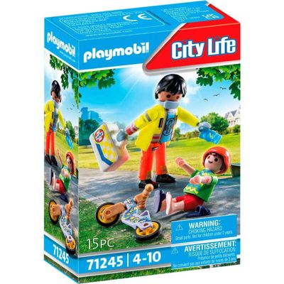 City Life - Verpleegkundige met patiënt Constructiespeelgoed