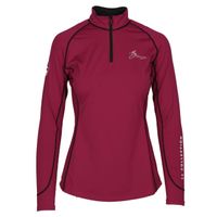 LeMieux Climate Base Layer techshirt bordeaux maat:m - thumbnail