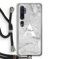 Ivory Marble: Xiaomi Mi Note 10 Transparant Hoesje met koord