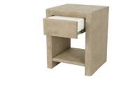 OP=OP Hocker met 1 lade Suede Zand