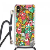 Vexx City: iPhone XS Max Transparant Hoesje met koord