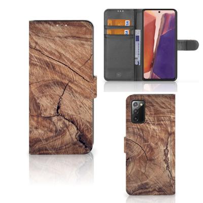 Samsung Galaxy Note 20 | Book Style Case | Tree Trunk | Portemonnee hoesje
