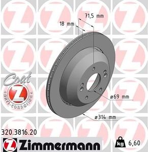 Remschijf COAT Z 320381620