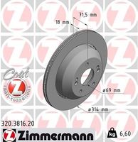 Remschijf COAT Z 320381620