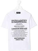 DSQUARED2 KIDS t-shirt à logo imprimé - Blanc - thumbnail