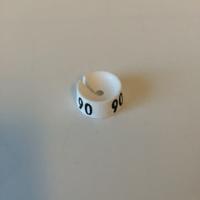 MB wit/zwart 90 voor op kledinghanger