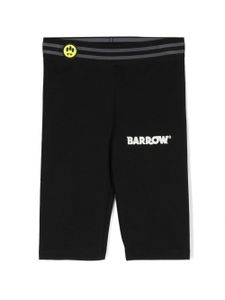 Barrow kids short cycliste à logo imprimé - Noir