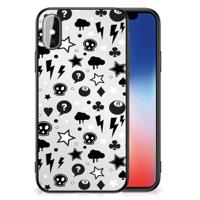 Telefoonhoesje iPhone X | Xs Silver Punk