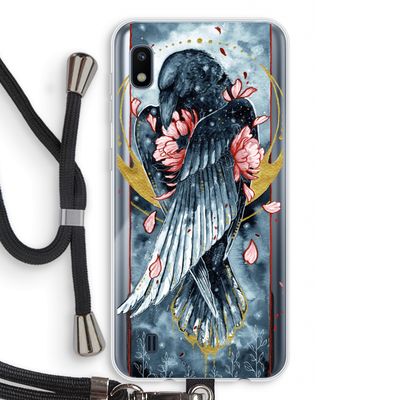 Golden Raven: Samsung Galaxy A10 Transparant Hoesje met koord
