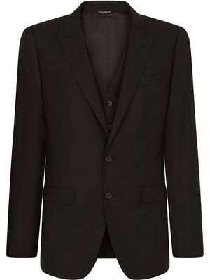 Dolce & Gabbana costume trois pièces slim - Noir