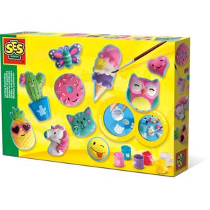 SES Creative gieten en schilderen vrolijke figuren