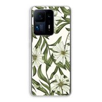 Wit bloemenpatroon: Xiaomi Mi Mix 4 Transparant Hoesje