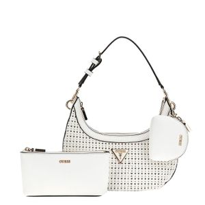 Guess Emelda Crossbody Top Zip white