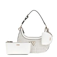 Guess Emelda Crossbody Top Zip white Guess Emelda Crossbody Top Zip white