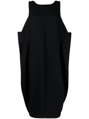 Comme Des Garçons robe à design sans manches - Noir