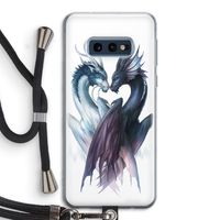 Yin Yang Dragons: Samsung Galaxy S10e Transparant Hoesje met koord