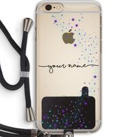 Sterren: iPhone 6 PLUS / 6S PLUS Transparant Hoesje met koord Sterren: iPhone 6 PLUS / 6S PLUS Transparant Hoesje met koord