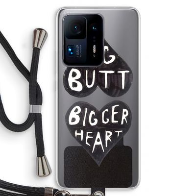 Big butt bigger heart: Xiaomi Mi Mix 4 Transparant Hoesje met koord