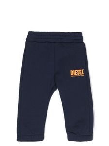 Diesel Kids pantalon de jogging à logo imprimé - Bleu