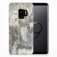 Samsung Galaxy S9 TPU Siliconen Hoesje Beton Print