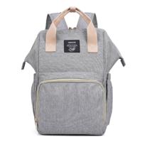 OSOCE multifunctionele mummie tas schouder grote capaciteit opslag moeder en kind pakket lichte eenvoudige reistas (diep grijs)