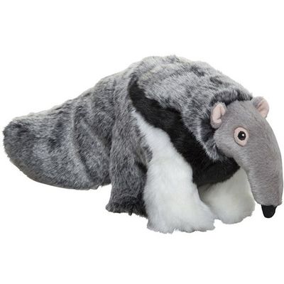 Miereneters speelgoed artikelen miereneter knuffelbeest grijs 40 cm