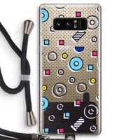 8-bit N°9: Samsung Galaxy Note 8 Transparant Hoesje met koord