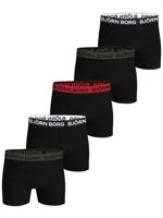 5-Pack heren boxershorts - Core - Voordeelverpakking jongens ondergoed katoen