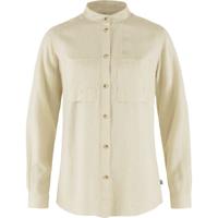 Fjallraven Övik Hemp LS Shirt Dames Chalk White M