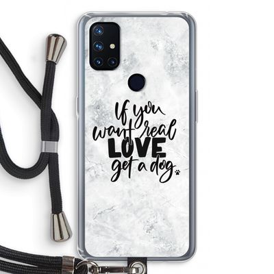 Partner in crime: OnePlus Nord N10 5G Transparant Hoesje met koord