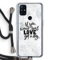 Partner in crime: OnePlus Nord N10 5G Transparant Hoesje met koord