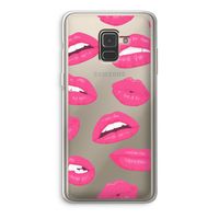 Bite my lip: Samsung Galaxy A8 (2018) Transparant Hoesje