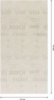 Bosch Accessoires Expert M480 schuurnet voor vlakschuurmachines 115 x 230 mm, K150 - 10 stuk(s) - 2608900764 - thumbnail