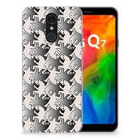 LG Q7 | TPU Hoesje | Salamander Grey