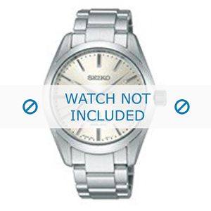 Seiko horlogeband 9R65-0BH0-SBGA083G / SBGA085G Staal Zilver