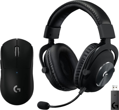 Logitech G PRO X Wireless LIGHTSPEED Gaming Headset +  Logitech G Pro X Gaming Muis