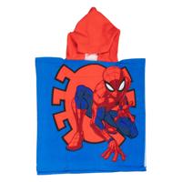 Puch Handdoek poncho spiderman 55x110cm