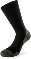 Lenz Wandelsokken Trekking 4.0 polypropyleen zwart/grijs maat 35-38