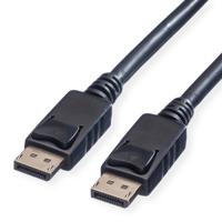 VALUE DisplayPort Cable, DP-DP, LSOH, M/M, zwart, 3 m - thumbnail